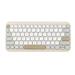Asus Marshmallow Wireless Keyboard, KW100, Oat Milk-1 Asus Marshmallow Wireless Keyboard, KW100, Oat Milk-1