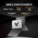 Asus TUF A14 FA401GM-RG038WS AI R9/AMD Ryzen AI 9 465 Processor 2.0 GHz/16 GB/512 GB SSD/5060/Microsoft Office Home 2024 + Microsoft 365 Basic (WQXGA)/35.6 cm (14 inch)/Jaeger Gray-6