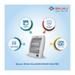 Bajaj RHX 2 Halogen Room Heater 800 W, Dual Heating Rods, Instant Heating, Energy Efficient, Portable & Compact Design, 2 Years Warranty, Beige-5