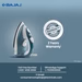 Bajaj MX 3 Neo, 1250 Watts, Steam Iron,180 ML WaterTank, Blue and White-5