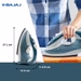 Bajaj MX 3 Neo, 1250 Watts, Steam Iron,180 ML WaterTank, Blue and White-6