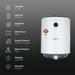 Bajaj Shakti Pro Storage Geyser 15 L, 5-Star Rated, Wall Mount, DuraAce Tank, DuraCoat Heating Element, Multiple Safety Systems, Child Safety Mode, High-Rise Suitable, 4 Years Warranty, White-3 Bajaj Shakti Pro Storage Geyser 15 L, 5-Star Rated, Wall Mount, DuraAce Tank, DuraCoat Heating Element, Multiple Safety Systems, Child Safety Mode, High-Rise Suitable, 4 Years Warranty, White-3
