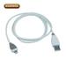 Bandridge BBM39300W10 1 m USB-A to Lightning Fast Charging Cable, White-2