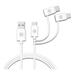 Bandridge U Series B3IN1W 1 m 3-in-1 USB-A to Micro USB, Type-C Fast Charging Cable, White-1 Bandridge U Series B3IN1W 1 m 3-in-1 USB-A to Micro USB, Type-C Fast Charging Cable, White-1