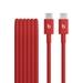 Apple Beats USB-C to USB-C Woven Charging Cable 150 cm (1.5 m), Rapid Red-1