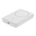 Belkin 5000 mAh Magnetic MagSafe Compatible Wireless Power Bank with Stand, BPD004btWT, White-1 Belkin 5000 mAh Magnetic MagSafe Compatible Wireless Power Bank with Stand, BPD004btWT, White-1