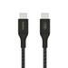 Belkin USB-C to USB-C Braided 100 cm (1 meters) 240W PD, Fast Charge and Sync Type C Cable, Black-1 Belkin USB-C to USB-C Braided 100 cm (1 meters) 240W PD, Fast Charge and Sync Type C Cable, Black-1