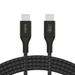 Belkin USB-C to USB-C Braided 100 cm (1 meters) 240W PD, Fast Charge and Sync Type C Cable, Black-3 Belkin USB-C to USB-C Braided 100 cm (1 meters) 240W PD, Fast Charge and Sync Type C Cable, Black-3