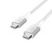 Belkin USB-C to USB-C Braided cable, 100 cm (1 m) Length, 240 W PD, Fast Charge and Sync, Over Temperature Protection, Double Braided Nylon cable, 30000+ Bends Lifespan, Compatible with Phones, Laptops and Tablets, White-2 Belkin USB-C to USB-C Braided cable, 100 cm (1 m) Length, 240 W PD, Fast Charge and Sync, Over Temperature Protection, Double Braided Nylon cable, 30000+ Bends Lifespan, Compatible with Phones, Laptops and Tablets, White-2