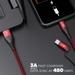 boAt Deuce USB 330 2 in 1 Cable, Martian Red-3 boAt Deuce USB 330 2 in 1 Cable, Martian Red-3
