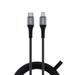 boAt LTG 650 Type C Lightning Cable, 3A Fast Charging, 480 MBps Data Sync, 150 cm (1.5 m) Length, Apple MFi Certified Cable, 10000+ Bends Lifespan, Compatible with Apple Devices, Tangle-free with Velcro Cable Organiser, Latest Apple C94 Connector, Black-1