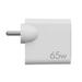 boAt QCPD 65 W Dual Port Wall Charger with 150 cm (1.5 m) Cable, White-1 boAt QCPD 65 W Dual Port Wall Charger with 150 cm (1.5 m) Cable, White-1