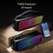 boAt Bluetooth Speaker Stone Beam, 12W RMS Stereo Sound, IPX4 Splash Resistant, TWS Feature, Multi-Connectivity, Built in mic, Upto 3 Hours of Playtime, Midnight Black-8
