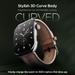 boAt Ultima Vogue Smart Watch with 4.97 cm (1.96 inch) AMOLED Curved Display, Bluetooth Calling, Functional Crown, Widget Control, Always On Display, Heart Rate & SpO2 Monitoring, IP67 Rated (Brown Leather)-3