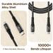 boAt C300 Type C Cable, 60W/3A PD Fast Charging, 480 mbps Data Sync, 150 cm (1.5 m) Length, Premium Nylon Braided Cable, 10000+ Bends Lifespan, Durable Aluminum Alloy Shell, Compatible with Phones, Laptop, Black-5 boAt C300 Type C Cable, 60W/3A PD Fast Charging, 480 mbps Data Sync, 150 cm (1.5 m) Length, Premium Nylon Braided Cable, 10000+ Bends Lifespan, Durable Aluminum Alloy Shell, Compatible with Phones, Laptop, Black-5