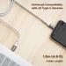 boAt C300 Type C Cable, 60W/3A PD Fast Charging, 480 mbps Data Sync, 150 cm (1.5 m) Length, Premium Nylon Braided Cable, 10000+ Bends Lifespan, Durable Aluminum Alloy Shell, Compatible with Phones, Laptop, White-4