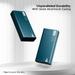 boAt EnergyShroom 20000 mAh Power Bank, 2 way 22.5 Watt Fast Charging, Quick Charge 3.0, High Temperature and Scratch Resistant, 12-Layer Smart IC Protection, 1 Type-C Two Way Port, 1 Micro USB Input Port, 2 USB-A Output Ports, LED Indicators, Steel Blue-5