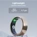boAt Smartring Active with Lightweight and Stainless Steel Design, Activity Tracking, HR, SpO2, Sleep & Stress Monitoring, Sports Modes, 5ATM Resistance, Camera Control, boAt Coins (Rose Gold, Size:9)-5