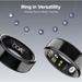 boAt Smartring Active with Lightweight and Stainless Steel Design, Activity Tracking, HR, SpO2, Sleep & Stress Monitoring, Sports Modes, 5ATM Resistance, Camera Control, boAt Coins (Midnight Black, Size:11)-11