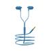 boAt BassHeads 100 in-Ear Wired Earphones with Hawk Inspired Design, Integrated Multifunction control, Super Extra Bass & Instant Voice Assistant (Blue)-1 boAt BassHeads 100 in-Ear Wired Earphones with Hawk Inspired Design, Integrated Multifunction control, Super Extra Bass & Instant Voice Assistant (Blue)-1