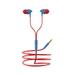 boAt Bassheads 100 Wired Earphones with Mic, Hawk Inspired Design, Integrated Multifunction Control, In-line Mic Hands Free Communication, Instant Voice Assistant, Super Extra Bass, Red & Blue-1 boAt Bassheads 100 Wired Earphones with Mic, Hawk Inspired Design, Integrated Multifunction Control, In-line Mic Hands Free Communication, Instant Voice Assistant, Super Extra Bass, Red & Blue-1