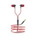boAt Bassheads 100 Wired Earphones with Mic, Hawk Inspired Design, Integrated Multifunction Control, In-line Mic Hands Free Communication, Instant Voice Assistant, Super Extra Bass, Raging Red-2