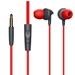 boAt Bassheads 100 Wired Earphones with Mic, Hawk Inspired Design, Integrated Multifunction Control, In-line Mic Hands Free Communication, Instant Voice Assistant, Super Extra Bass, Raging Red-3
