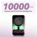 boAt EnergyShroom PB331 MagnaCharge, 10000 mAh Power Bank, 22.5 Wired Charging & 15 W Wireless Charging, Dual Port Type A & C, Fast Charging, 12 Layer Smart IC Protection, Purple-4 boAt EnergyShroom PB331 MagnaCharge, 10000 mAh Power Bank, 22.5 Wired Charging & 15 W Wireless Charging, Dual Port Type A & C, Fast Charging, 12 Layer Smart IC Protection, Purple-4