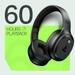 boAt Rockerz 421 Over Ear Bluetooth Wireless Headphones with 60 hours Playback Time, 40 mm Drivers with boAt Signature Sound and Adaptive Fit (Black Sabre)-3