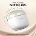 boAt Airdopes 212 with Tanslucent Lid, 50 Hrs Battery, 45 ms Low Latency, ENx Tech, Fast Charge, Bluetooth (Ivory)-5