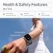 boAt Storm Call 4 India's first Smartwatch with Type-C Charging, 1.96 inch (4.97 cm) HD Display, Functional Crown, BT Calling, Sports Modes, Heart Rate, SpO2, Sleep & Stress Tracking, SOS, IP68 (Steel Black)-7