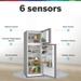 Bosch 243L Top Freezer Frost Free Double Door Refrigerator, CTN27S21EI, Fine Steel-8