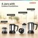 Bosch TrueMixx MGM4444BIN 4 Jar Mixer Grinder 750 W-5