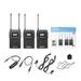 Boya BY-WM8 Pro-K2 UHF Dual Channel Wireless Microphone For capturing interviews, film dialog, field recording, broadcast TV, news gathering-1