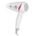 BPL Hair Dryer 1200 W, Ionic, 3 Heat Settings, Overheat Protection, Detachable Concentrator, Foldable, White & Pink, 2 years warranty, BHDFI00312-7 BPL Hair Dryer 1200 W, Ionic, 3 Heat Settings, Overheat Protection, Detachable Concentrator, Foldable, White & Pink, 2 years warranty, BHDFI00312-7