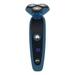 BPL 3-Blade Rotary Shaver for Wet & Dry Shave, Digital Battery Indicator, Fast Charging, up to 60mins of Cordless Usage, Water Resistant (IPX4), 2 Years Warranty, Navy Blue-1
