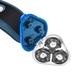 BPL 3-Blade Rotary Shaver for Wet & Dry Shave, Digital Battery Indicator, Fast Charging, up to 60mins of Cordless Usage, Water Resistant (IPX4), 2 Years Warranty, Navy Blue-12