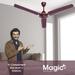 Candes Magic 1200 mm Anti-Dust Ceiling Fan, Brown-5 Candes Magic 1200 mm Anti-Dust Ceiling Fan, Brown-5