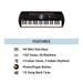 Casio SA-76 44 Keys Music Mini Keyboards, Orange Base-6