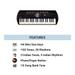 Casio SA-76 44 Keys Music Mini Keyboards, Orange Base-6