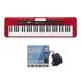 Casio CT-S200RD 61 Keys Music Standard Keyboards, Red-3