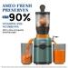 Crompton Ameo Fresh Cold Press Juicer 200 W, Black and Emerald-12