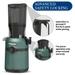 Crompton Ameo Fresh Cold Press Juicer 200 W, Black and Emerald-8