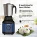 Crompton AMEO 500X 3 Jar Mixer Grinder 500 W, White and Blue-4