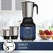 Crompton AMEO 500X 3 Jar Mixer Grinder 500 W, White and Blue-7