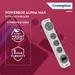 Crompton 3 sockets 6A One Socket of 16 A Surge Protector, White-4