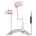 Crossloop Daily Fashion CSLE103 Wired Earphone with Ambient Noise Blocking, Pink-1 Crossloop Daily Fashion CSLE103 Wired Earphone with Ambient Noise Blocking, Pink-1