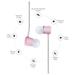 Crossloop Daily Fashion CSLE103 Wired Earphone with Ambient Noise Blocking, Pink-2 Crossloop Daily Fashion CSLE103 Wired Earphone with Ambient Noise Blocking, Pink-2