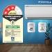 Daikin 1 Ton 3 Star ATKL35U Inverter Split AC (3D Airflow, 100 percent Copper, Hepta Sense, Triple Display, White, 2023-5 Daikin 1 Ton 3 Star ATKL35U Inverter Split AC (3D Airflow, 100 percent Copper, Hepta Sense, Triple Display, White, 2023-5