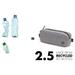 Dicota Eco Motion Accessory Pouch, Light Grey D31882-RPET-5